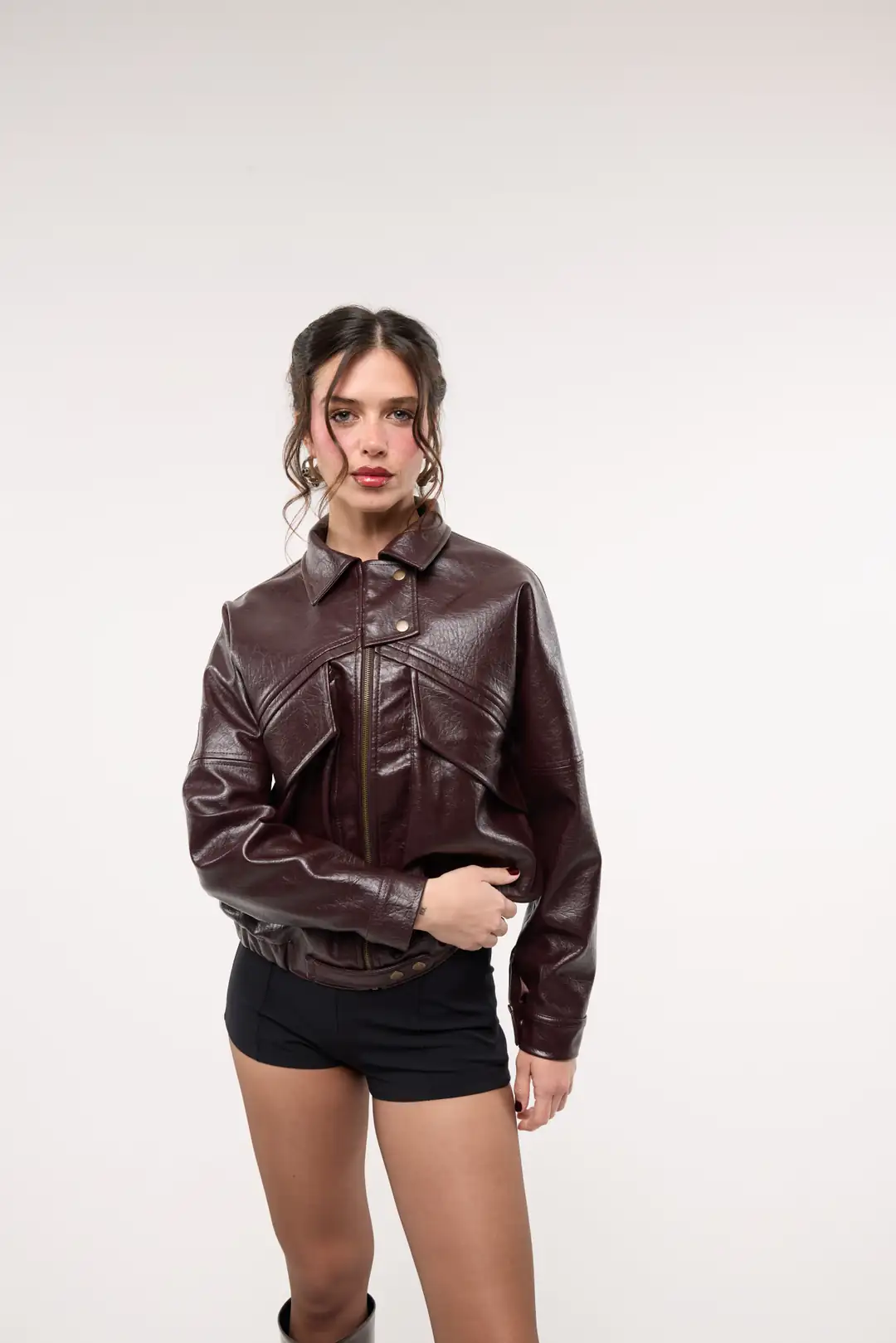Pelo Leather Jacket