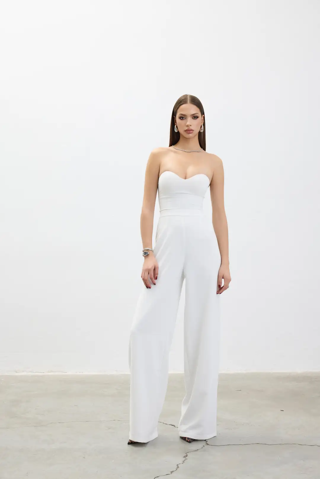 Timeless Jumpsuit - Beyaz
