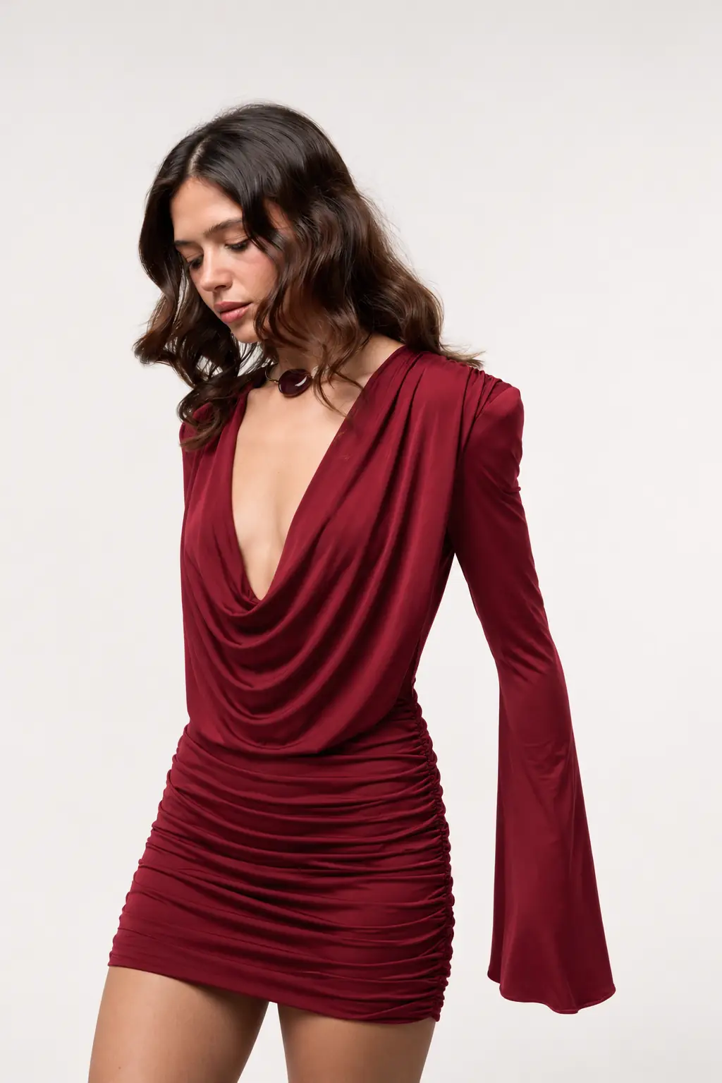 Martinez Dress - Bordo