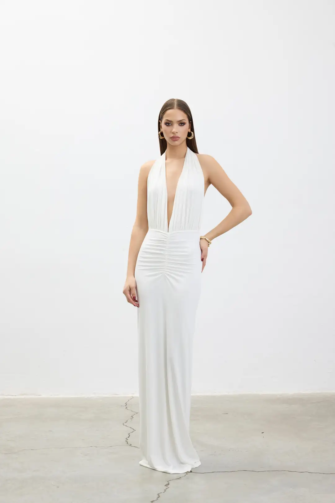 Roma Dress - Beyaz