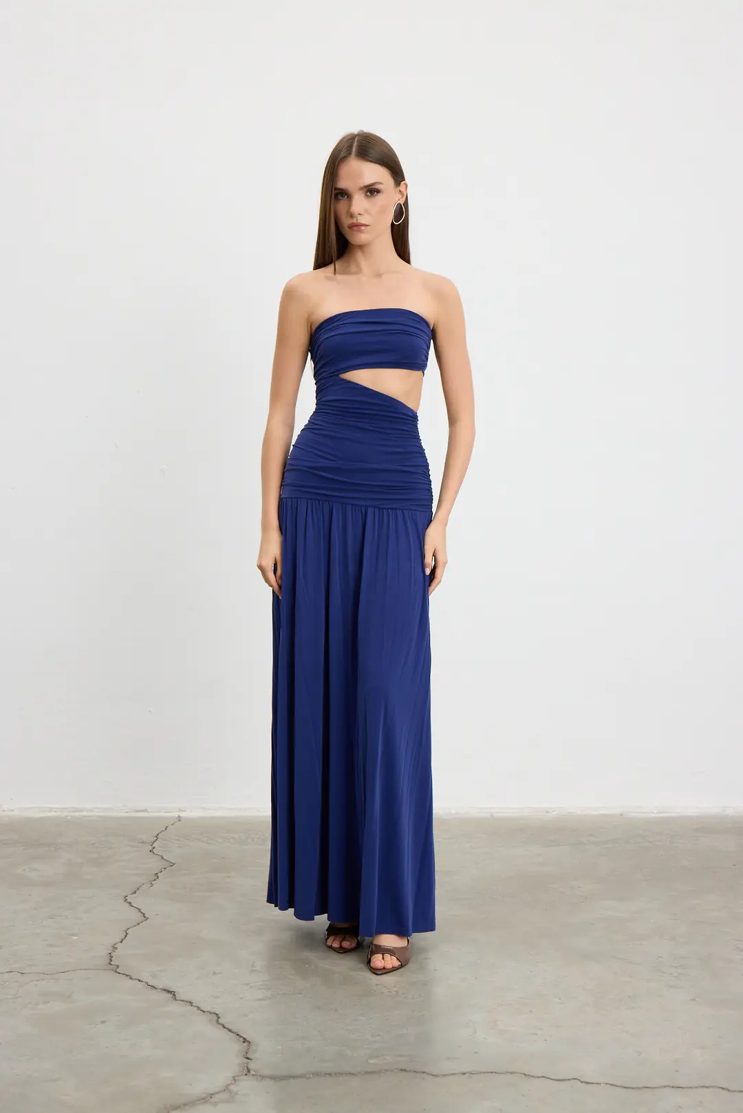 Aura Flow Dress - Lacivert