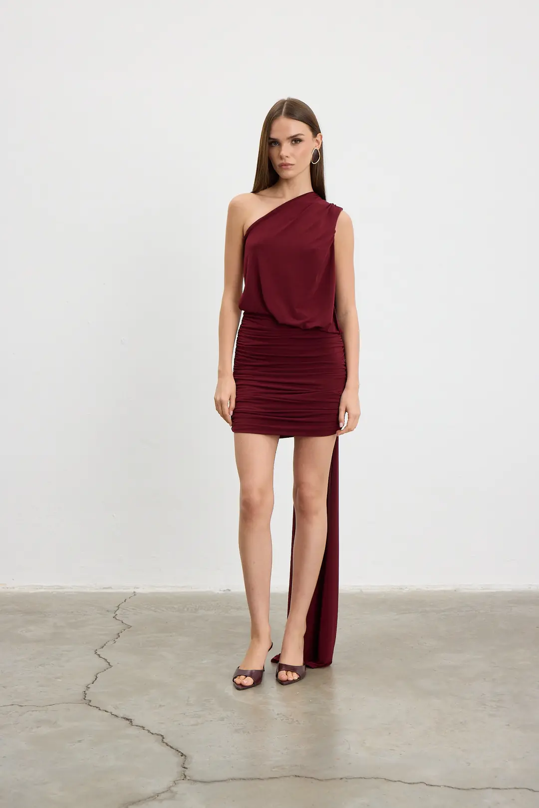 Eternal Fall Dress - Bordo