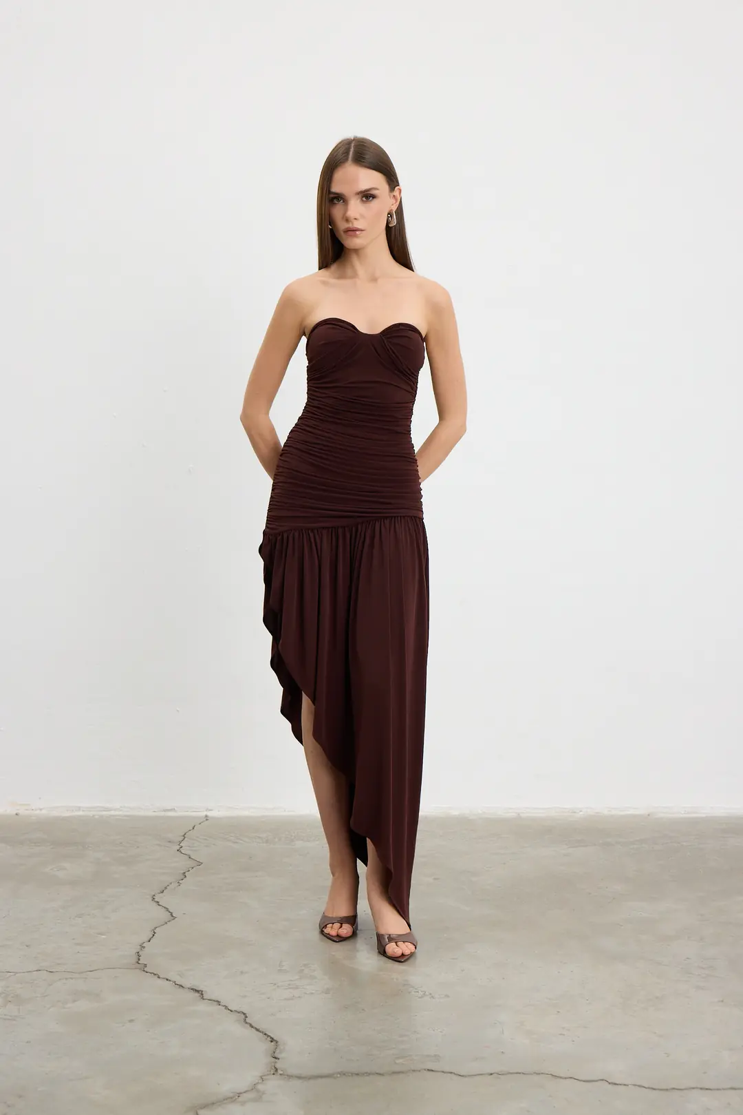 Serene Dress - Acı Kahve